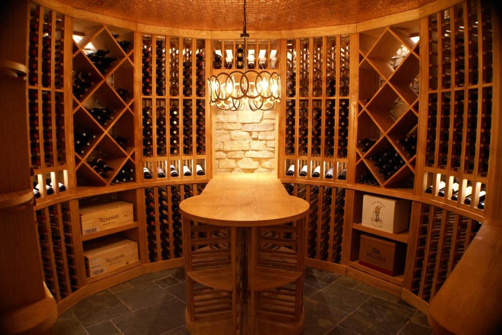Sara Brown Interior Design Wineroom